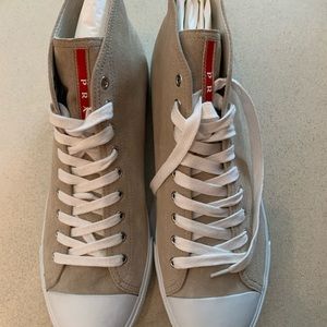 Mens Prada Suede Sneakers